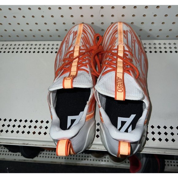 Adidas AdiZero 12.0 Mens Football Cleats Size 14 White Orange H03639 - Picture 2 of 8